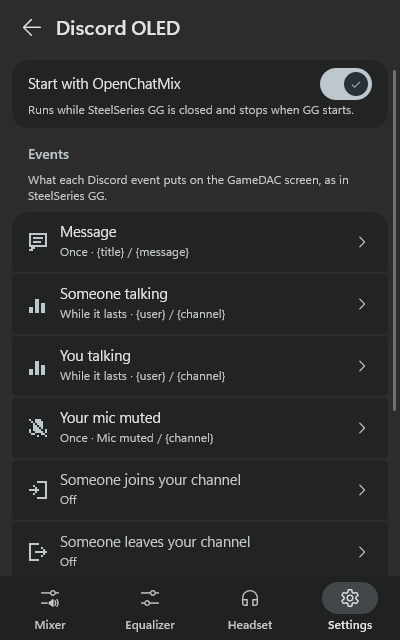 Discord add-on events